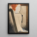 Sitting Painting - Oskar Schlemmer — framed artwork on a wall