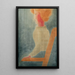 Sitting painting turned to the left - Oskar Schlemmer — framed artwork on a wall