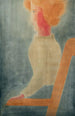 Sitting painting turned to the left - Oskar Schlemmer — artwork view