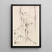 Staircase scene - Oskar Schlemmer — framed artwork on a wall
