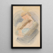 Étreinte II - Oskar Schlemmer — framed artwork on a wall