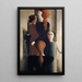 Women on the Stairs - Oskar Schlemmer — framed artwork on a wall