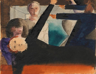 Dialogue of the Accusation - Oskar Schlemmer — artwork view