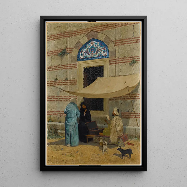 Scribe public - Osman Hamdi Bey — framed artwork on a wall