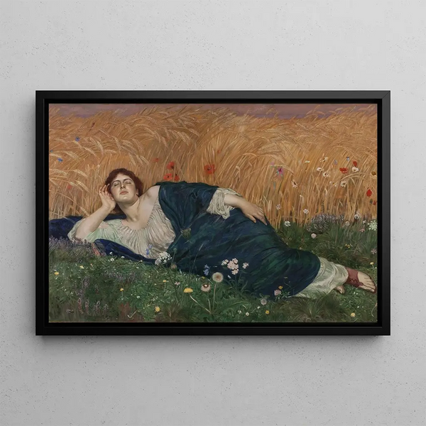Ceres Painting - Osmar Schindler — framed artwork on a wall
