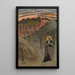 Saint Antoine l'Abbé dans le désert - Maître de l'Osservanza — framed artwork on a wall