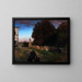 in the Villa Borghese Park - Oswald Achenbach — framed artwork on a wall