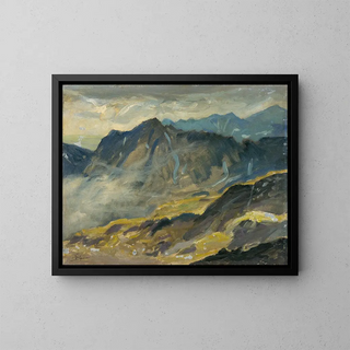 View from Rysy - Otakar Štáfl — framed artwork on a wall