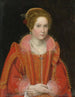Portrait of a lady in a pink dress - Ottavio Leoni — artwork view