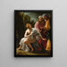 Suzanne et les vieillards - Ottavio Leoni — framed artwork on a wall