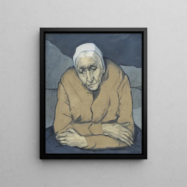 Se rendre - Ottilie Wilhelmine Roederstein — framed artwork on a wall