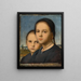 The Sisters - Ottilie Wilhelmine Roederstein — framed artwork on a wall