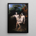 Nymphs by the Forest Edge - Ottmar Elliger — framed artwork on a wall
