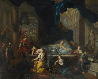 The Death of Cleopatra - Ottmar Elliger the Younger — artwork view