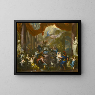 La Mort de Didon - Ottmar Elliger le Jeune — framed artwork on a wall