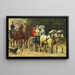 The Royal Family in a Carriage - Otto Bache — framed artwork on a wall