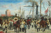 Study for the embarkation of the cavalry at Korsør in 1848 - Otto Bache — artwork view