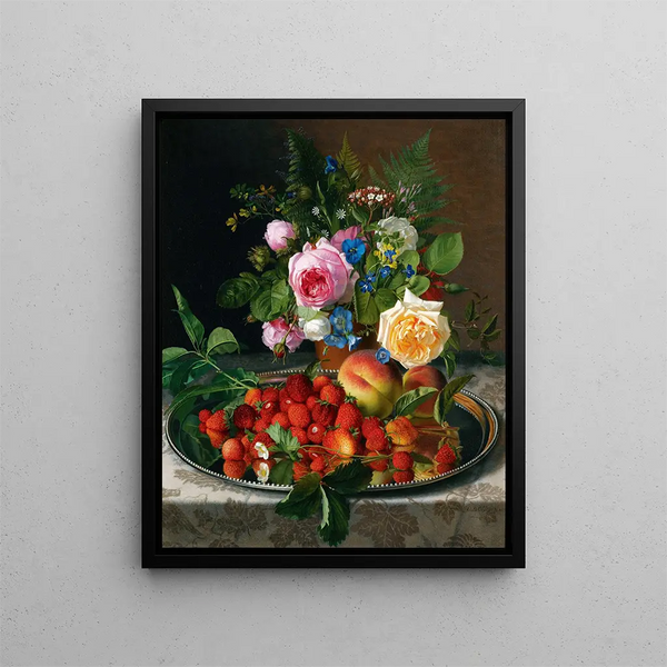 Rewards of Nature - Otto Didrik Ottesen — framed artwork on a wall