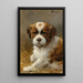 A young Saint Bernard - Otto Eerelman — framed artwork on a wall