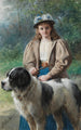 Girl with Dog - Otto Eerelman — artwork view