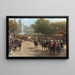 The Place Frederiksplein in Amsterdam during Queen Wilhelmina's entry on September 5, 1898 - Otto Eerelman — framed artwork on a wall