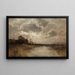 Wide landscape of moorland - Otto Fedder — framed artwork on a wall