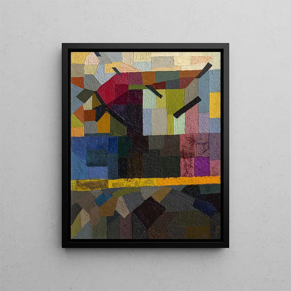 A Tree - Otto Freundlich — framed artwork on a wall