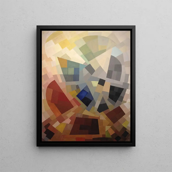 Composition - Otto Freundlich — framed artwork on a wall