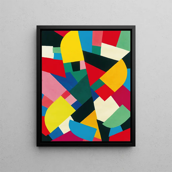 Untitled Painting - Otto Freundlich — framed artwork on a wall