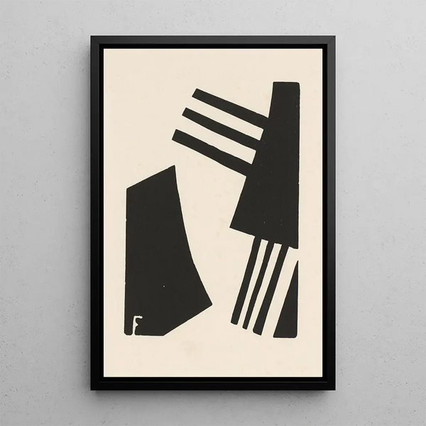 Composition - Otto Freundlich — framed artwork on a wall