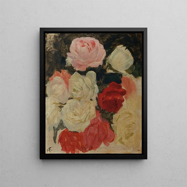 Flowers - Otto Friedrich — framed artwork on a wall