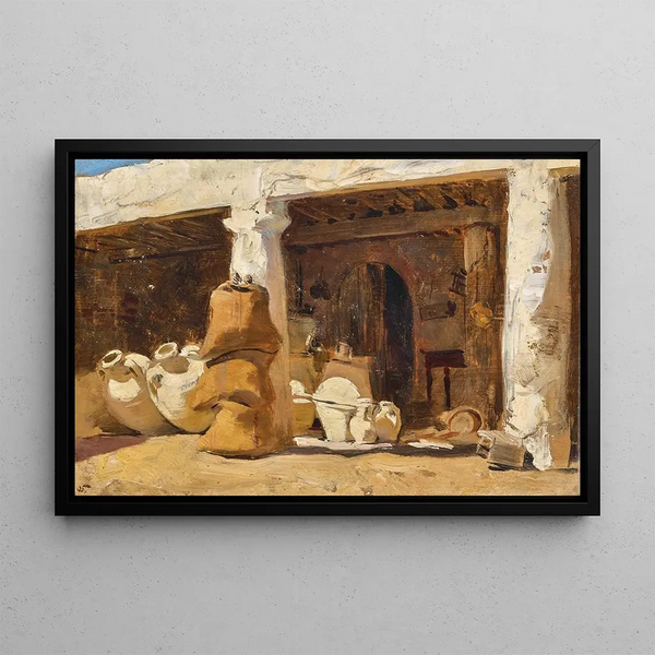 Warehouse - Otto Friedrich — framed artwork on a wall