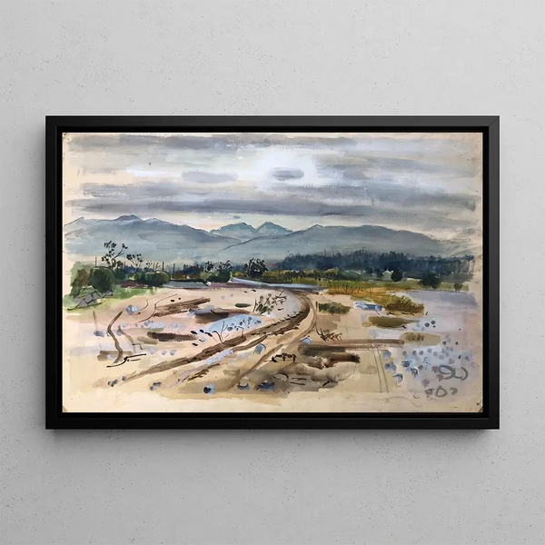 De Lenggries - Otto Geigenberger — framed artwork on a wall