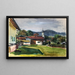 Village bavarois - Otto Geigenberger — framed artwork on a wall