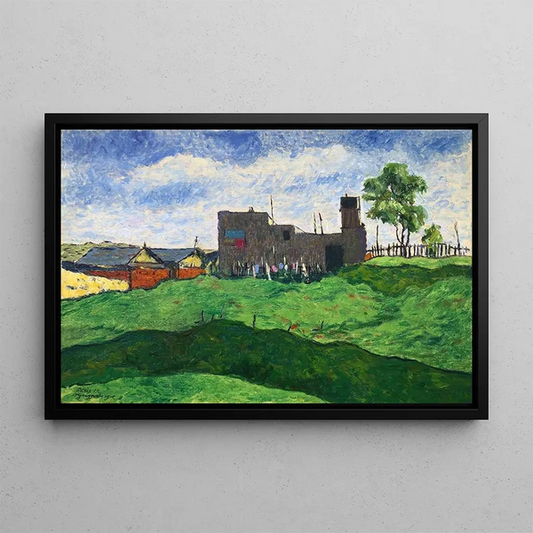 Near Paris - Otto Geigenberger — framed artwork on a wall