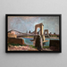 Pont à Avignon - Otto Geigenberger — framed artwork on a wall