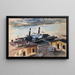 Steamship on the Danube - Otto Geigenberger — framed artwork on a wall
