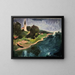 Gollenshausen at Chiemsee - Otto Geigenberger — framed artwork on a wall