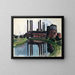 Kamine - Otto Geigenberger — framed artwork on a wall