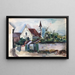 Church near Landsberg am Lech - Otto Geigenberger — framed artwork on a wall