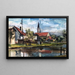 Landscape Painting with Church - Otto Geigenberger — framed artwork on a wall