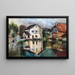 Mill in Austria - Otto Geigenberger — framed artwork on a wall