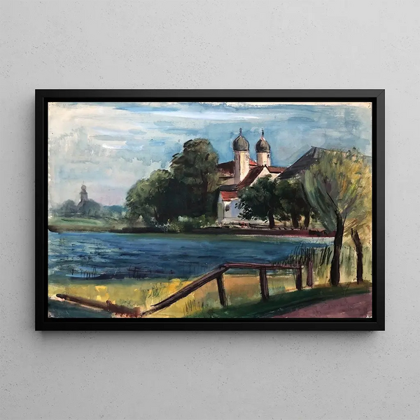 Seeon - Otto Geigenberger — framed artwork on a wall