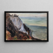 Stubbenkammer Königsstuhl Chalk cliffs on Rügen - Otto Geigenberger — framed artwork on a wall