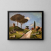 Via Appia - Otto Geigenberger — framed artwork on a wall