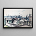 Holland Volendam painting - Otto Geigenberger — framed artwork on a wall