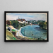 Waterburg am Inn with Innberge, on the left the Wasserburg railway tunnel - Otto Geigenberger — framed artwork on a wall