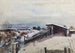 Winter Painting at Sankt Pölten - Otto Geigenberger — artwork view
