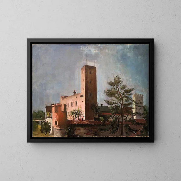 Urgent Grunwald near Munich - Otto Geigenberger — framed artwork on a wall
