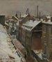 View from the artist's studio on Augustastraße in Karlsruhe - Otto Gräber — artwork view